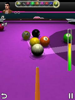 Free download java game World Championship Pool 2010 3D on your mobile phone! Image №4