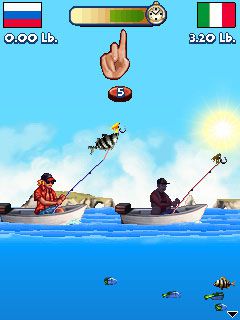 Free download java game Fishing Off The Hook on your mobile phone! Image №3