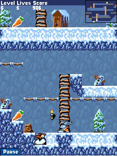 Free download java game Carrot Mania on Ice on your mobile phone! Image №6