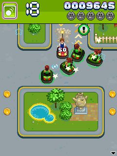 Free download java game Bumper Car City on your mobile phone! Image №2