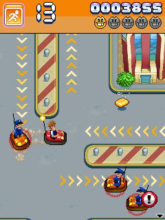 Free download java game Bumper Car City on your mobile phone! Image №3