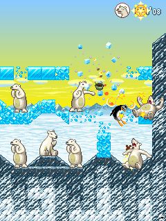 Free download java game Crazy Penguin Catapult on your mobile phone! Image №6