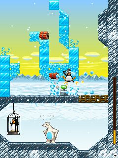 Free download java game Crazy Penguin Catapult on your mobile phone! Image №3