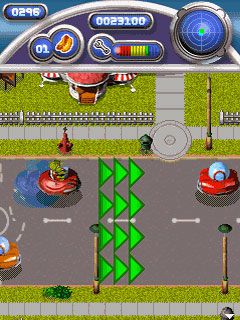 Free download java game Planet 51: Behind The Wheel on your mobile phone! Image №4