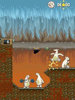 Free download java game Crazy Penguin Catapult 2 on your mobile phone! Image №3