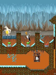 Free download java game Crazy Penguin Catapult 2 on your mobile phone! Image №4