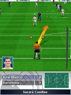 Free download java game Real Madrid Futbol 2009 3D on your mobile phone! Image №2