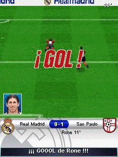 Free download java game Real Madrid Futbol 2009 3D on your mobile phone! Image №5