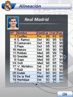 Free download java game Real Madrid Futbol 2009 3D on your mobile phone! Image №6