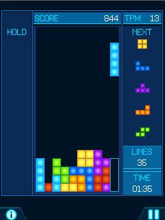 Free download java game Tetris Revolution on your mobile phone! Image №2