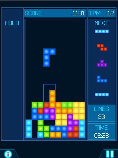 Free download java game Tetris Revolution on your mobile phone! Image №3