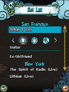 Free download java game Guitar Hero 5 Mobile on your mobile phone! Image №4