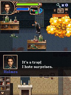 Free download java game Sherlock Holmes: The Official Movie Game on your mobile phone! Image №5