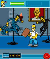 Free download java game The Simpsons Arcade on your mobile phone! Image №2