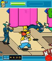 Free download java game The Simpsons Arcade on your mobile phone! Image №4