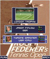 Free download java game Roger Federer's tennis open on your mobile phone! Image №3