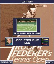 Free download java game Roger Federer's tennis open on your mobile phone! Image №4
