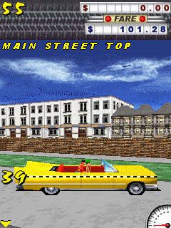 Free download java game Crazy Taxi on your mobile phone! Image №2