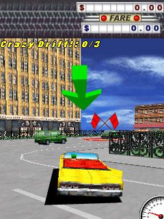 Free download java game Crazy Taxi on your mobile phone! Image №3