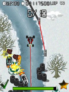 Free download java game Outlaw Racing 2011 on your mobile phone! Image №3