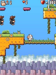 Free download java game Jan The Sheep on your mobile phone! Image №4