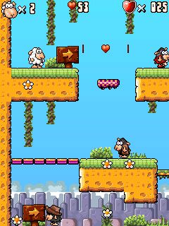 Free download java game Jan The Sheep on your mobile phone! Image №5