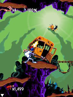 Free download java game Earthworm Jim on your mobile phone! Image №2