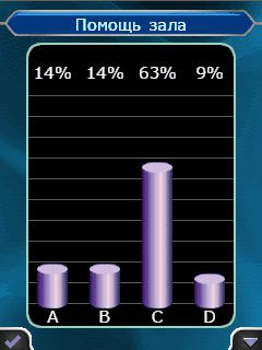 Free download java game Who wants to be a millionaire 2010 on your mobile phone! Image №6