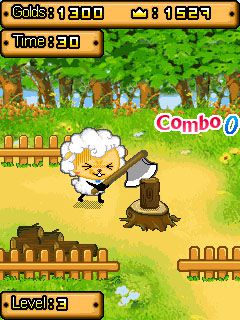 Free download java game Happy Woodman on your mobile phone! Image №4