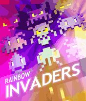 Free download java game Rainbow Invaders on your mobile phone!