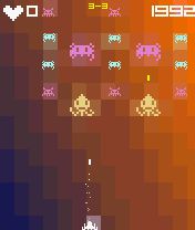 Free download java game Rainbow Invaders on your mobile phone! Image №4