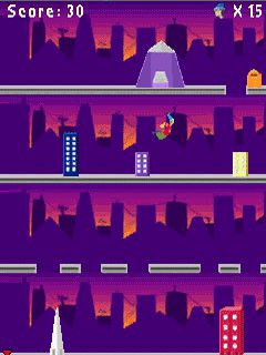 Free download java game Urban Jumpers on your mobile phone! Image №2