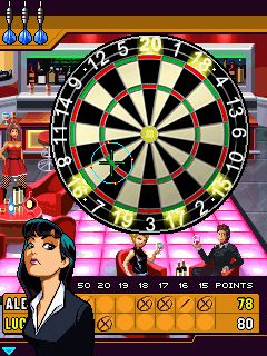 Free download java game Midnight Darts on your mobile phone! Image №2