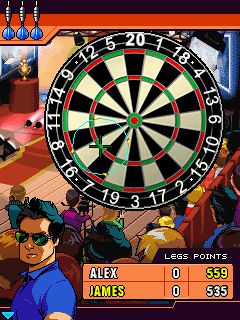 Free download java game Midnight Darts on your mobile phone! Image №3