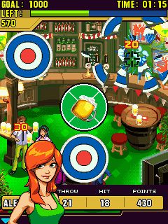 Free download java game Midnight Darts on your mobile phone! Image №6