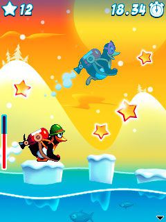 Free download java game Crazy Penguin Party on your mobile phone! Image №2