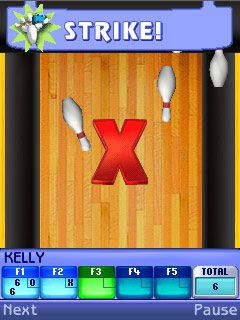 Free download java game The Sims: Bowling on your mobile phone! Image №8