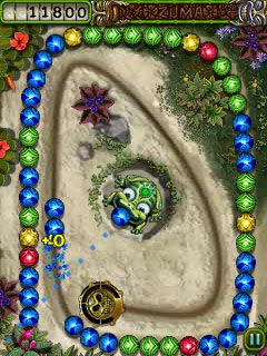 Free download java game Zuma's Revenge on your mobile phone! Image №2