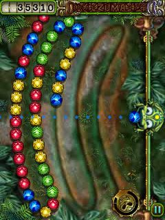 Free download java game Zuma's Revenge on your mobile phone! Image №4