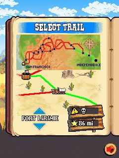 Free download java game Oregon Trail 2 Gold rush on your mobile phone! Image №8