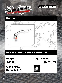 Free download java game Grand Rally Championship on your mobile phone! Image №8