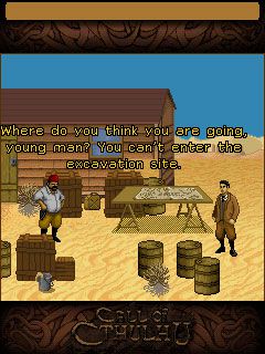 Free download java game The Call of Cthulhu: Darkness within Book 1 on your mobile phone! Image №3