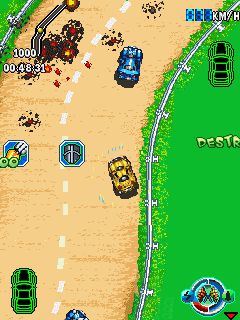 Free download java game Car Crash Racing on your mobile phone! Image №8
