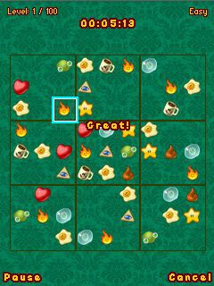Free download java game Plop Art Sudoku on your mobile phone! Image №3