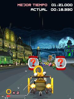 Free download java game Sonic and Sega All Stars Racing on your mobile phone! Image №4