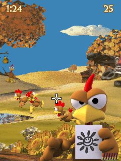 Free download java game Moorhuhn Deluxe on your mobile phone! Image №3