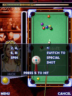 Free download java game Midnight pool on your mobile phone! Image №2