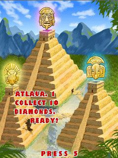 Free download java game Aztec Snake: The Diamond Hunting on your mobile phone! Image №4
