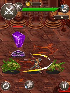 Free download java game Dungeon Hunter: Curse of Heaven on your mobile phone! Image №3