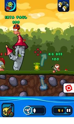 Free download java game Worms 2011 Armageddon on your mobile phone! Image №2